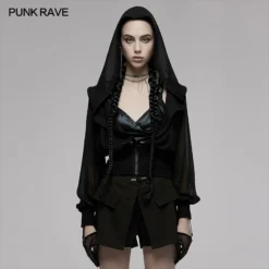 Punk Rave Mania Chiffon Hooded Jacket