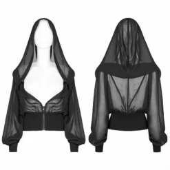 Punk Rave Mania Chiffon Hooded Jacket