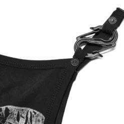 Punk Rave Nymph Crop Top - Printed