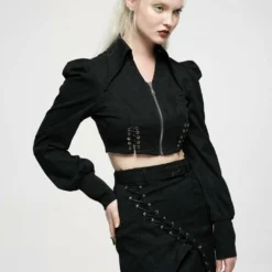 Punk Rave Olya Cropped Jacket Ladies