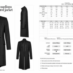 Punk Rave Silas Embroidered Jacket