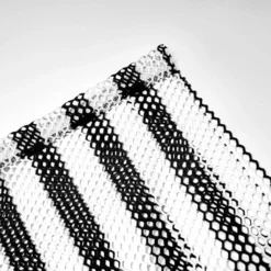 Punk Rave Stripe Mesh Longline Tee Ladies