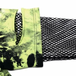 Punk Rave Sydney Tie-Dye Top - Green Ladies