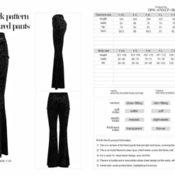 Punk Rave The Abyss Velvet Flares Ladies