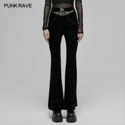 Punk Rave The Abyss Velvet Flares Ladies