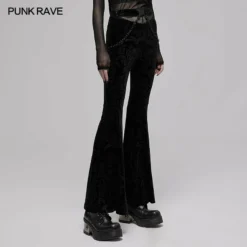 Punk Rave The Abyss Velvet Flares Ladies