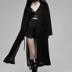 Ladies Punk Rave Tianna Chiffon Coat