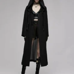 Ladies Punk Rave Tianna Chiffon Coat