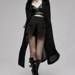 Ladies Punk Rave Tianna Chiffon Coat