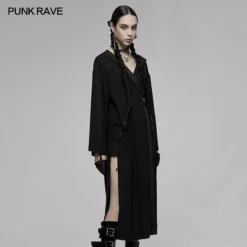 Ladies Punk Rave Tianna Chiffon Coat