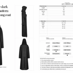 Ladies Punk Rave Tianna Chiffon Coat