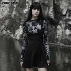 Ladies Punk Rave Tia Underbust Dress