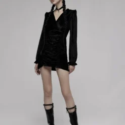 Punk Rave Vianna Velvet Dress Ladies