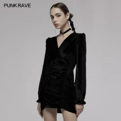 Punk Rave Vianna Velvet Dress Ladies