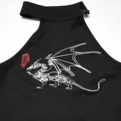 Punk Rave Bliss Halter Top - Dragon