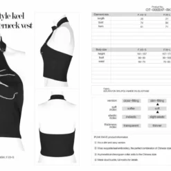 Punk Rave Bliss Halter Top - Dragon