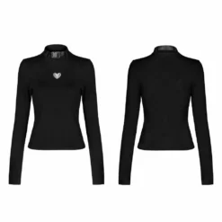 Punk Rave Ribcage Heart Top Ladies