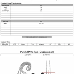 Punk Rave Dark Rabbit Plush Toy