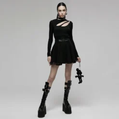 Punk Rave Dark Rabbit Plush Toy