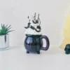 Weird & Wonderful Ceramics Purple Skull Cauldron Mug