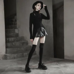 Ladies Punk Rave Pointed Edges Top