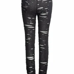 Punk Rave Black Gothalyptic Lara Leggings Ladies