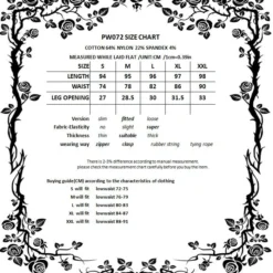 Ladies Dark In Love Gothic Bijou Trousers