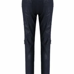 Ladies Dark In Love Gothic Bijou Trousers