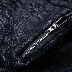 Ladies Dark In Love Gothic Bijou Trousers