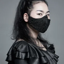 Punk Rave Myra Filigree Pattern Beaded Face Covering Accessories