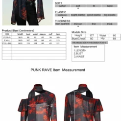 Punk Rave Reign Chiffon Top Ladies