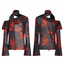 Punk Rave Reign Chiffon Top Ladies