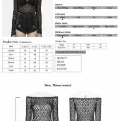 Ladies Punk Rave Bethra Bardot Lace Top