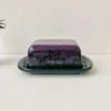 Weird & Wonderful Ceramics Purple Skull Butter Dish