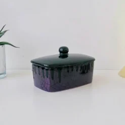 Weird & Wonderful Ceramics Purple Web Butter Bowl