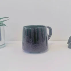 New Arrivals Weird & Wonderful Ceramics Purple Web Stumpy Mug