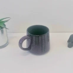 New Arrivals Weird & Wonderful Ceramics Purple Web Stumpy Mug