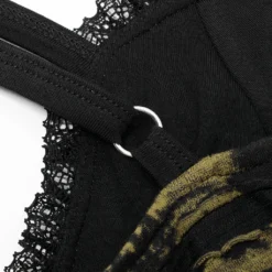 Punk Rave Elantra Mini Dress Black / Yellow