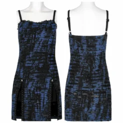 Punk Rave Elantra Dress Blue / Black Ladies