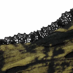 Punk Rave Elantra Mini Dress Black / Yellow