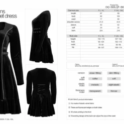 New Arrivals Punk Rave Isabelle Velvet Dress