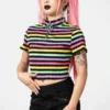 Killstar Rainbow Child Ribbed Top New Arrivals