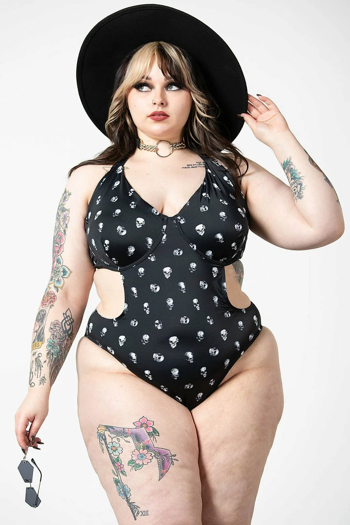 Killstar Rebel Fate Swimsuit - Plus Size Gothic Swimwear for Women 5 Killstar Rebel Fate Swimsuit