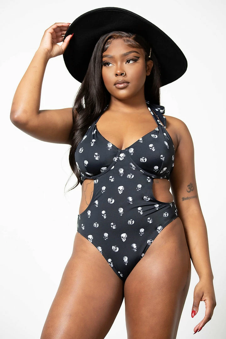 Killstar Rebel Fate Swimsuit - Plus Size Gothic Swimwear for Women 7 Killstar Rebel Fate Swimsuit