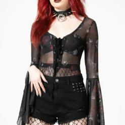 New Arrivals Killstar Rosabella Mesh Bodysuit