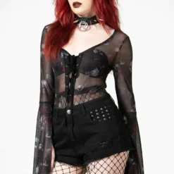 New Arrivals Killstar Rosabella Mesh Bodysuit