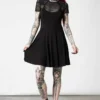 Killstar Rotten Luck Skater Dress Ladies