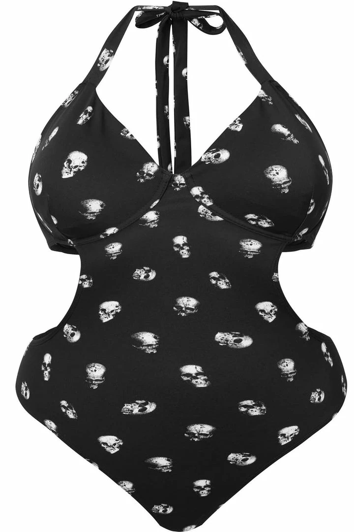 Killstar Rebel Fate Swimsuit - Plus Size Gothic Swimwear for Women 16 Killstar Rebel Fate Swimsuit