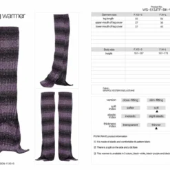 New Arrivals Punk Rave Nikita Leg Warmers - Violet