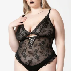 Killstar Sabelina Lace Bodysuit Ladies
